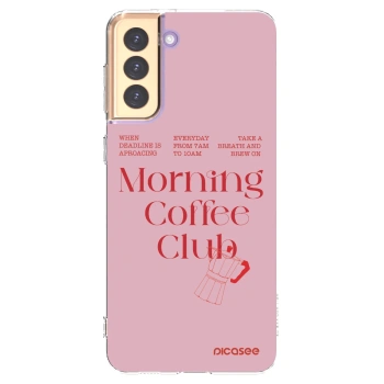 Picasee silikonski prozorni ovitek za Samsung Galaxy S21+ 5G G996F - Morning