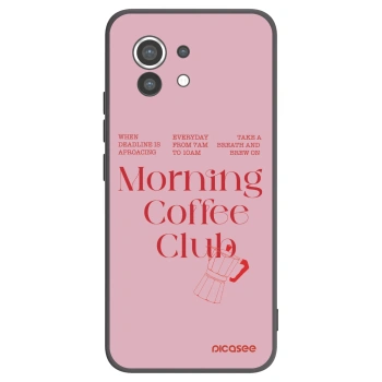 Picasee silikonski črni ovitek za Xiaomi Mi 11 - Morning