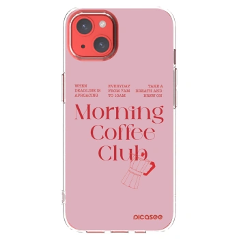 Picasee silikonski prozorni ovitek za Apple iPhone 13 - Morning