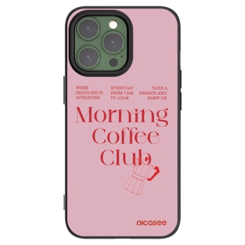 Picasee silikonski črni ovitek za Apple iPhone 13 Pro - Morning