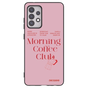 Picasee silikonski črni ovitek za Samsung Galaxy A52s 5G A528B - Morning