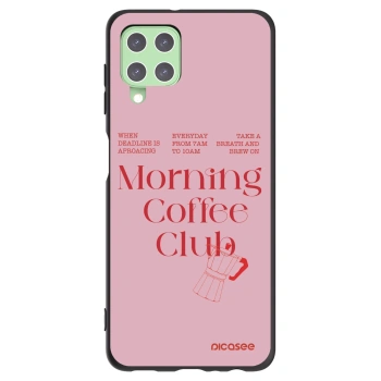 Picasee silikonski črni ovitek za Samsung Galaxy A22 A225F 4G - Morning