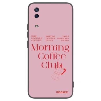Picasee silikonski črni ovitek za Vivo Y11s - Morning