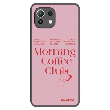 Picasee silikonski črni ovitek za Xiaomi 11 Lite 5G NE - Morning