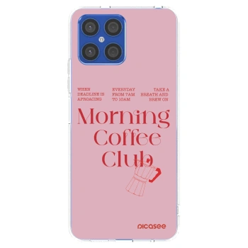 Picasee silikonski prozorni ovitek za Honor X8 4G - Morning
