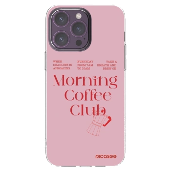 Picasee silikonski prozorni ovitek za Apple iPhone 14 Pro Max - Morning
