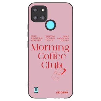 Picasee silikonski črni ovitek za Realme C21Y - Morning