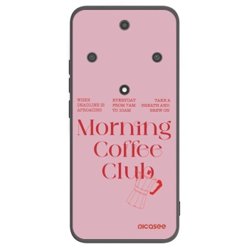 Picasee silikonski črni ovitek za Honor Magic5 Lite 5G - Morning