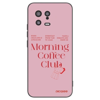Picasee silikonski črni ovitek za Xiaomi 13 - Morning