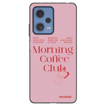 Picasee silikonski črni ovitek za Xiaomi Redmi Note 12 Pro 5G - Morning