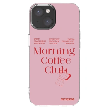 Picasee silikonski prozorni ovitek za Apple iPhone 15 - Morning