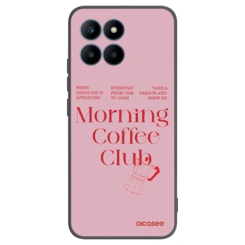Picasee silikonski črni ovitek za Honor 70 Lite - Morning