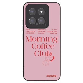 Picasee silikonski črni ovitek za Xiaomi 14 - Morning