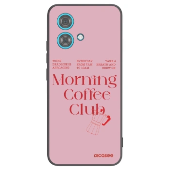 Picasee silikonski črni ovitek za Motorola Edge 40 Neo - Morning