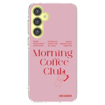 Picasee silikonski prozorni ovitek za Samsung Galaxy A35 5G A356B - Morning