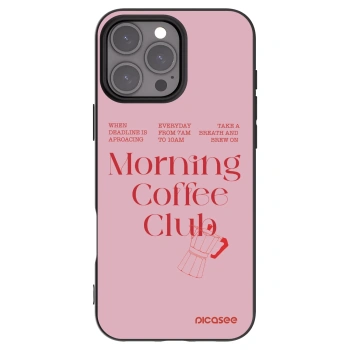 Picasee silikonski črni ovitek za Apple iPhone 16 Pro Max - Morning