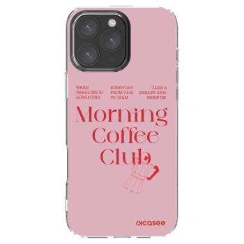 Picasee silikonski prozorni ovitek za Apple iPhone 16 Pro Max - Morning