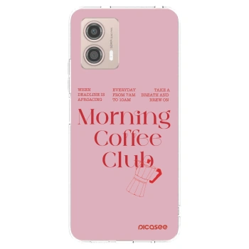 Picasee silikonski prozorni ovitek za Motorola Moto G53 5G - Morning