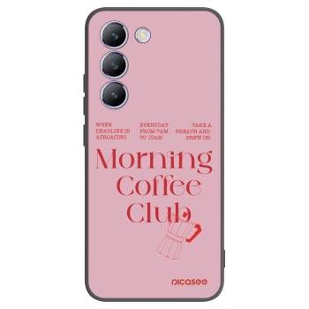 Picasee silikonski črni ovitek za Vivo V40 SE 5G - Morning