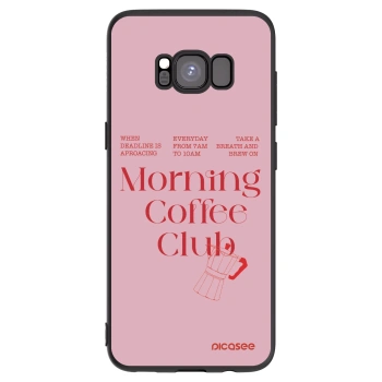 Picasee silikonski črni ovitek za Samsung Galaxy S8 G950F - Morning