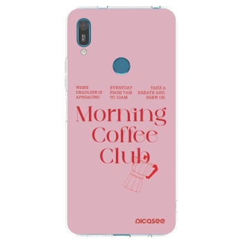 Picasee silikonski prozorni ovitek za Huawei Y7 2019 - Morning