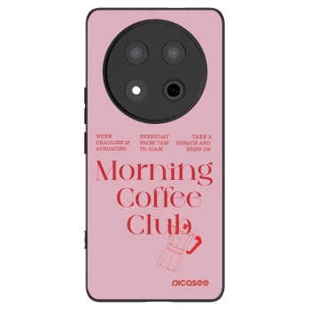 Picasee silikonski črni ovitek za Honor Magic7 Lite 5G - Morning