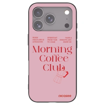 Picasee silikonski črni ovitek za Apple iPhone 17 Pro - Morning