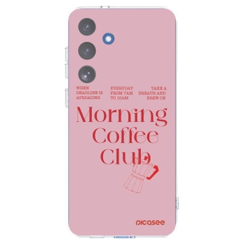 Picasee silikonski prozorni ovitek za Samsung Galaxy S25 FE 5G - Morning