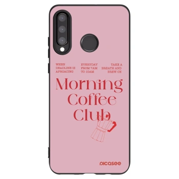 Picasee silikonski črni ovitek za Huawei P30 Lite - Morning