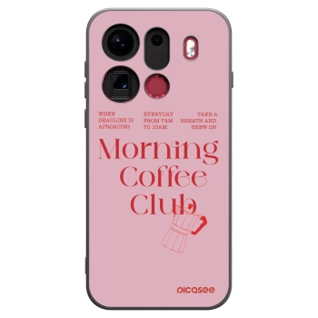 Picasee silikonski črni ovitek za OPPO Find X9 Pro - Morning