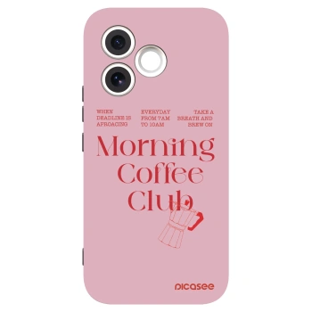 Picasee silikonski črni ovitek za Honor 600 Lite - Morning