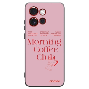 Picasee silikonski črni ovitek za Motorola Edge 60 Neo 5G - Morning