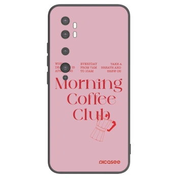 Picasee silikonski črni ovitek za Xiaomi Mi Note 10 (Pro) - Morning