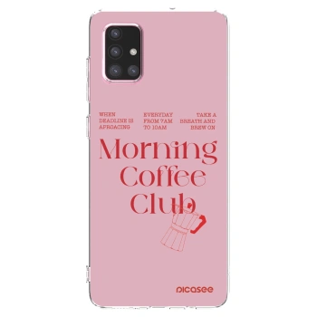 Picasee silikonski prozorni ovitek za Samsung Galaxy A71 A715F - Morning