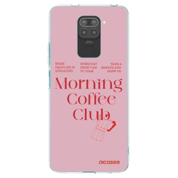 Picasee silikonski črni ovitek za Xiaomi Redmi Note 9 - Morning