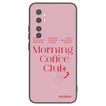Picasee silikonski črni ovitek za Xiaomi Mi Note 10 Lite - Morning