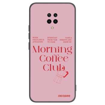 Picasee silikonski črni ovitek za Xiaomi Redmi Note 9S - Morning