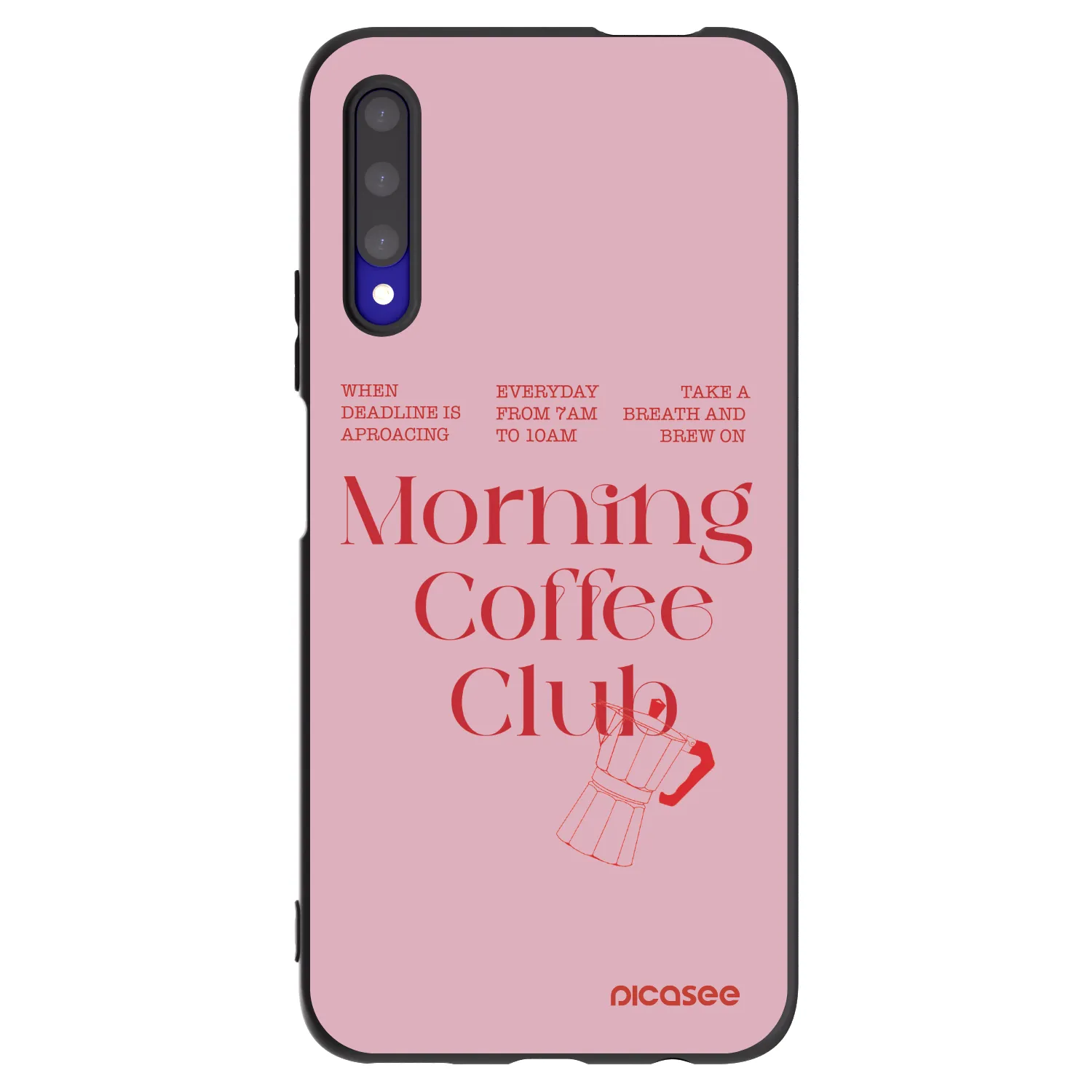 Picasee silikonski črni ovitek za Honor 9X Pro - Morning
