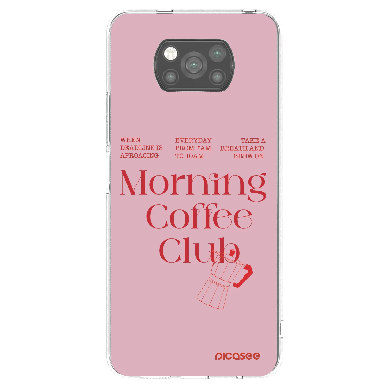 Picasee silikonski črni ovitek za Xiaomi Poco X3 - Morning