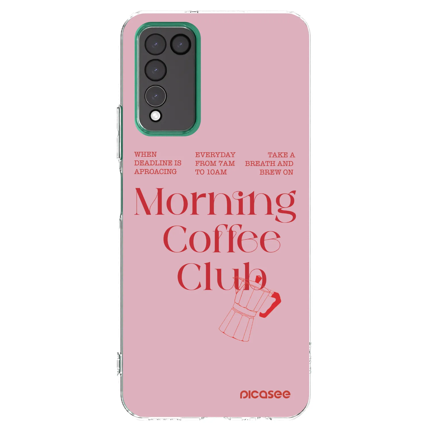 Picasee silikonski prozorni ovitek za Honor 10X Lite - Morning