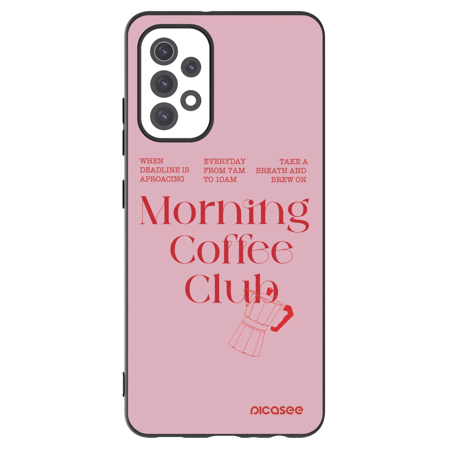 Picasee silikonski črni ovitek za Samsung Galaxy A32 5G A326B - Morning