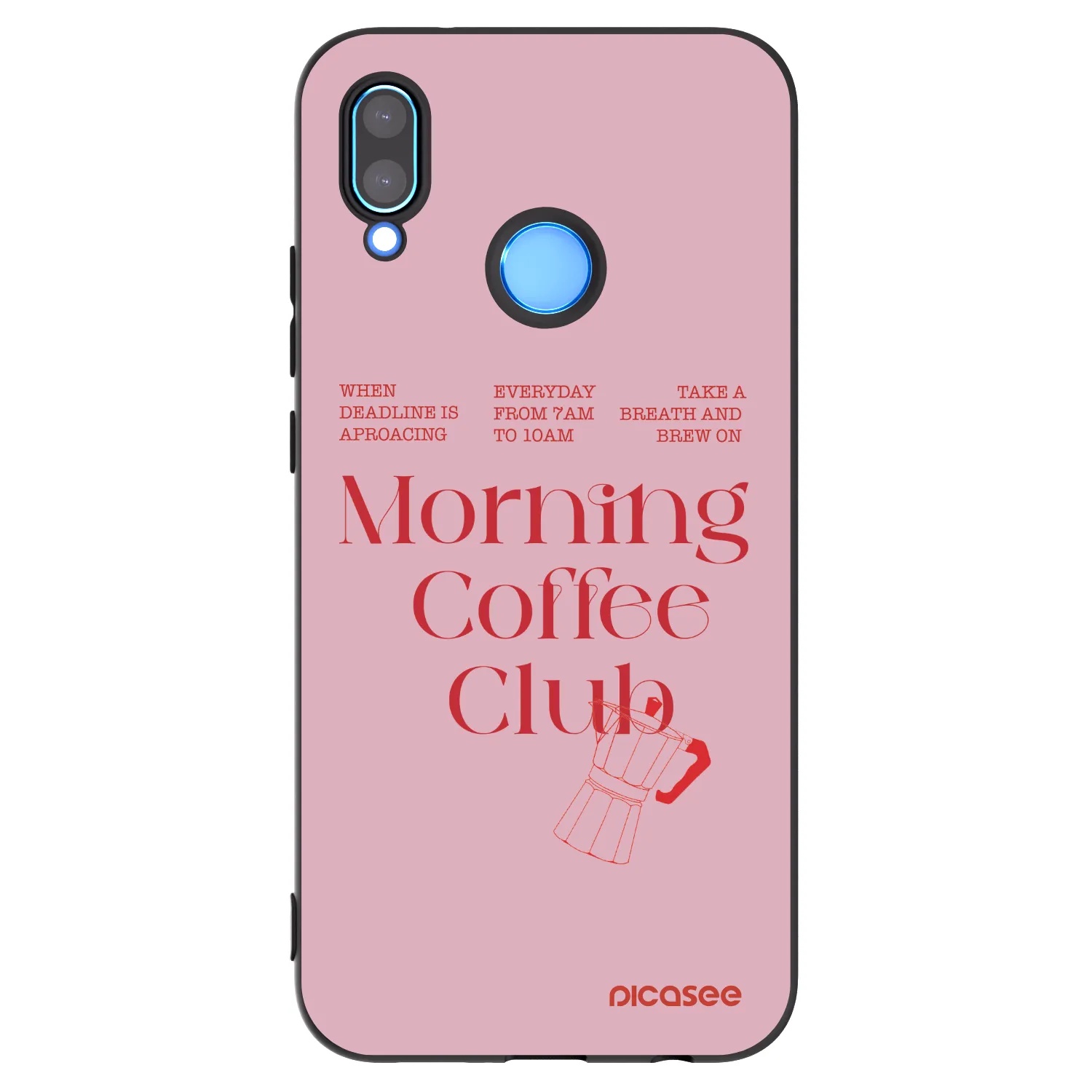 Picasee silikonski črni ovitek za Huawei P20 Lite - Morning