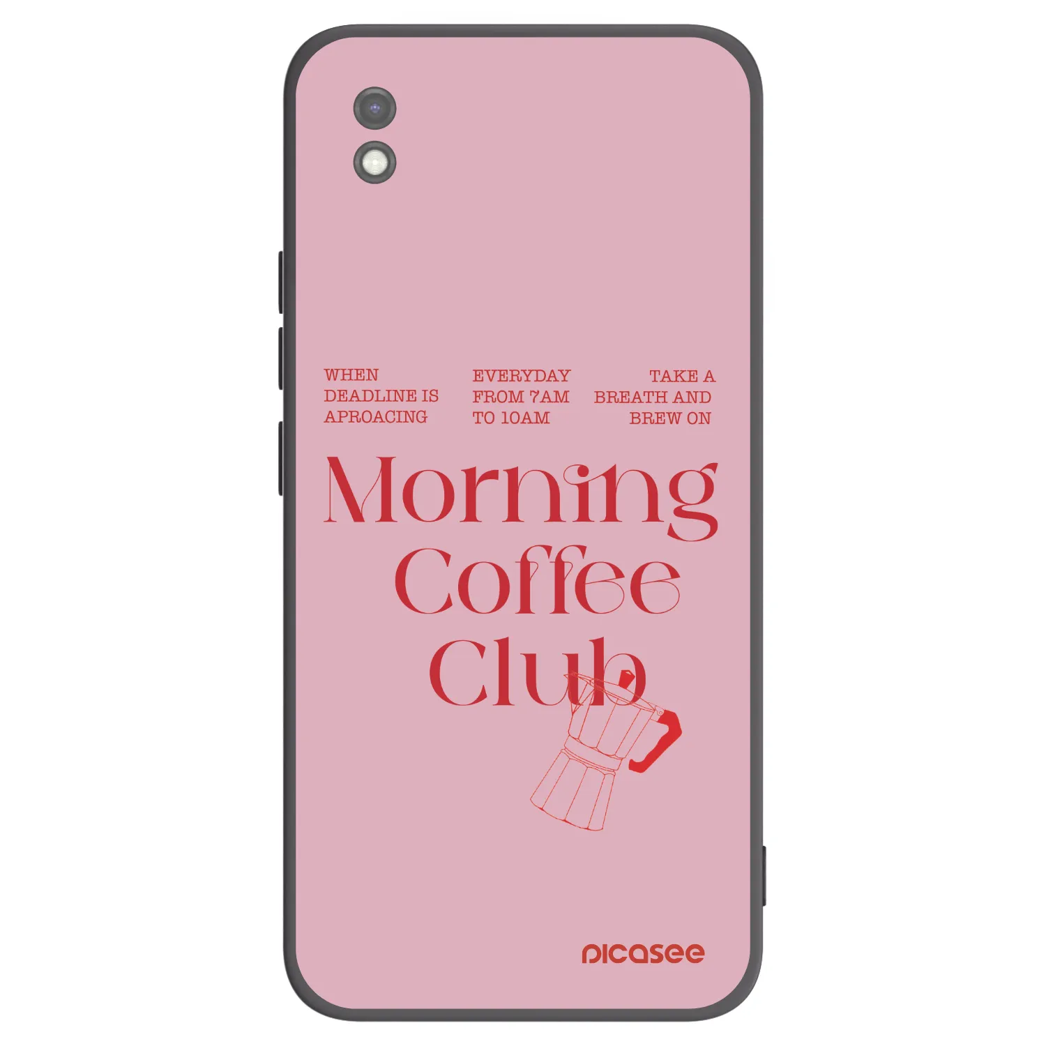 Picasee silikonski črni ovitek za Xiaomi Redmi 9AT - Morning