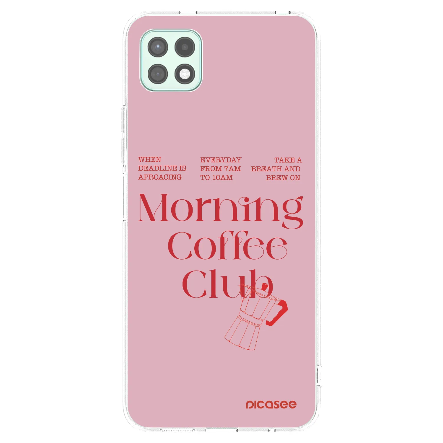 Picasee silikonski prozorni ovitek za Samsung Galaxy A22 A226B 5G - Morning