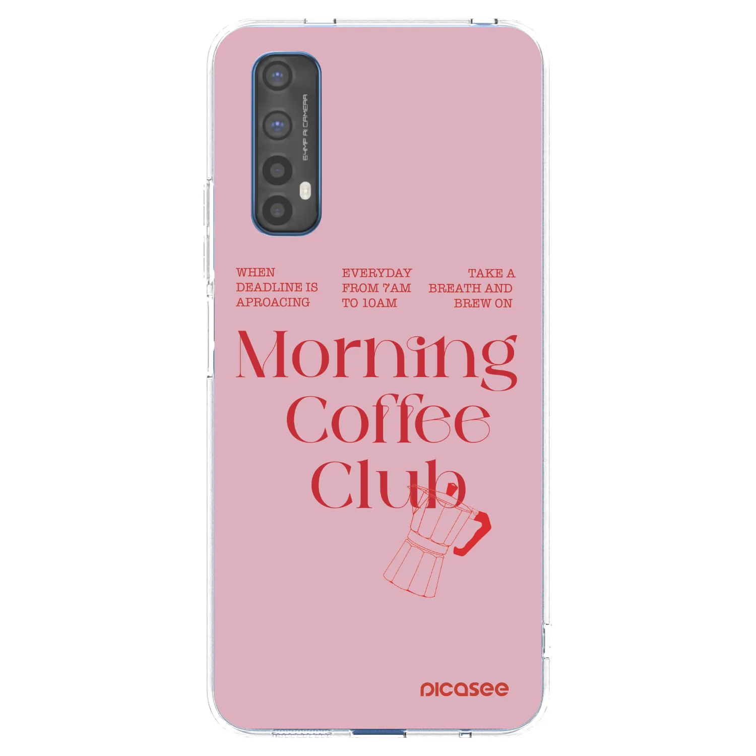 Picasee silikonski prozorni ovitek za Realme 7 - Morning