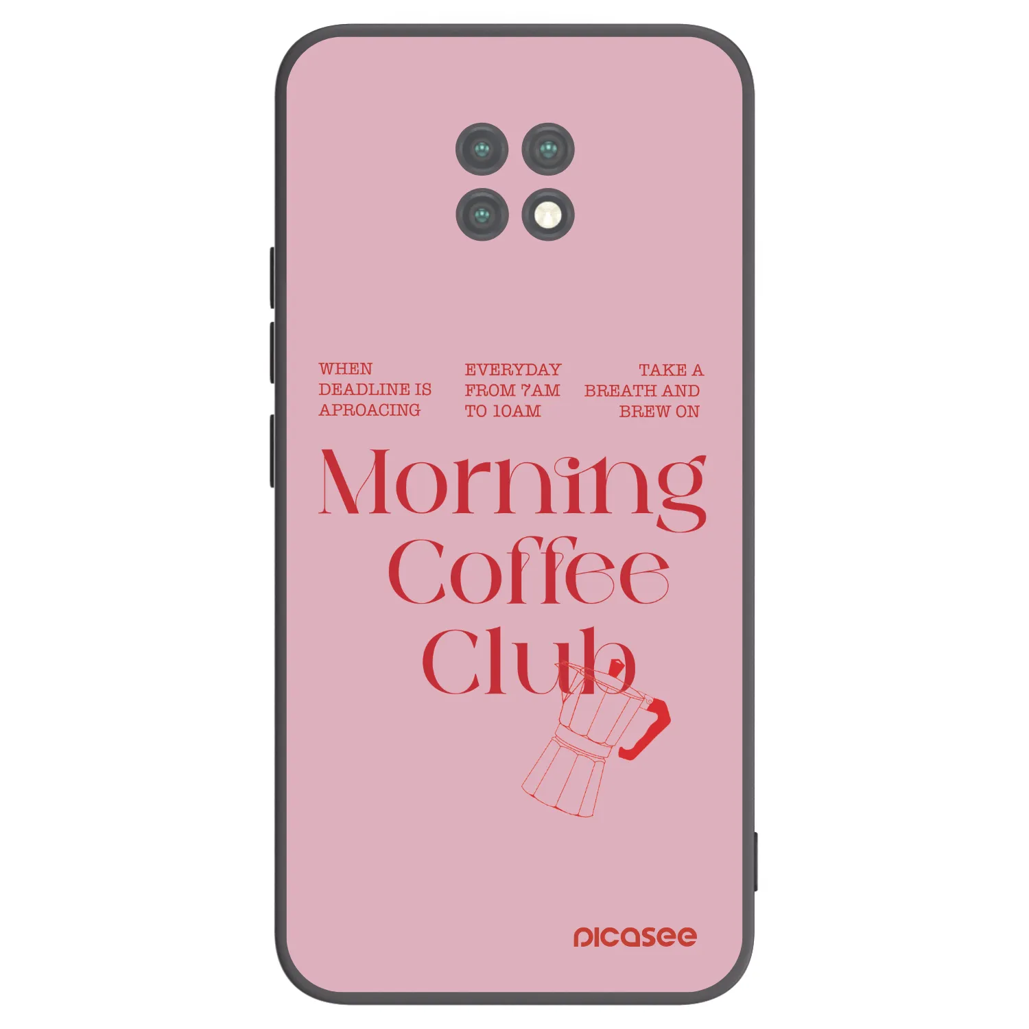 Picasee silikonski črni ovitek za Xiaomi Redmi Note 9T - Morning