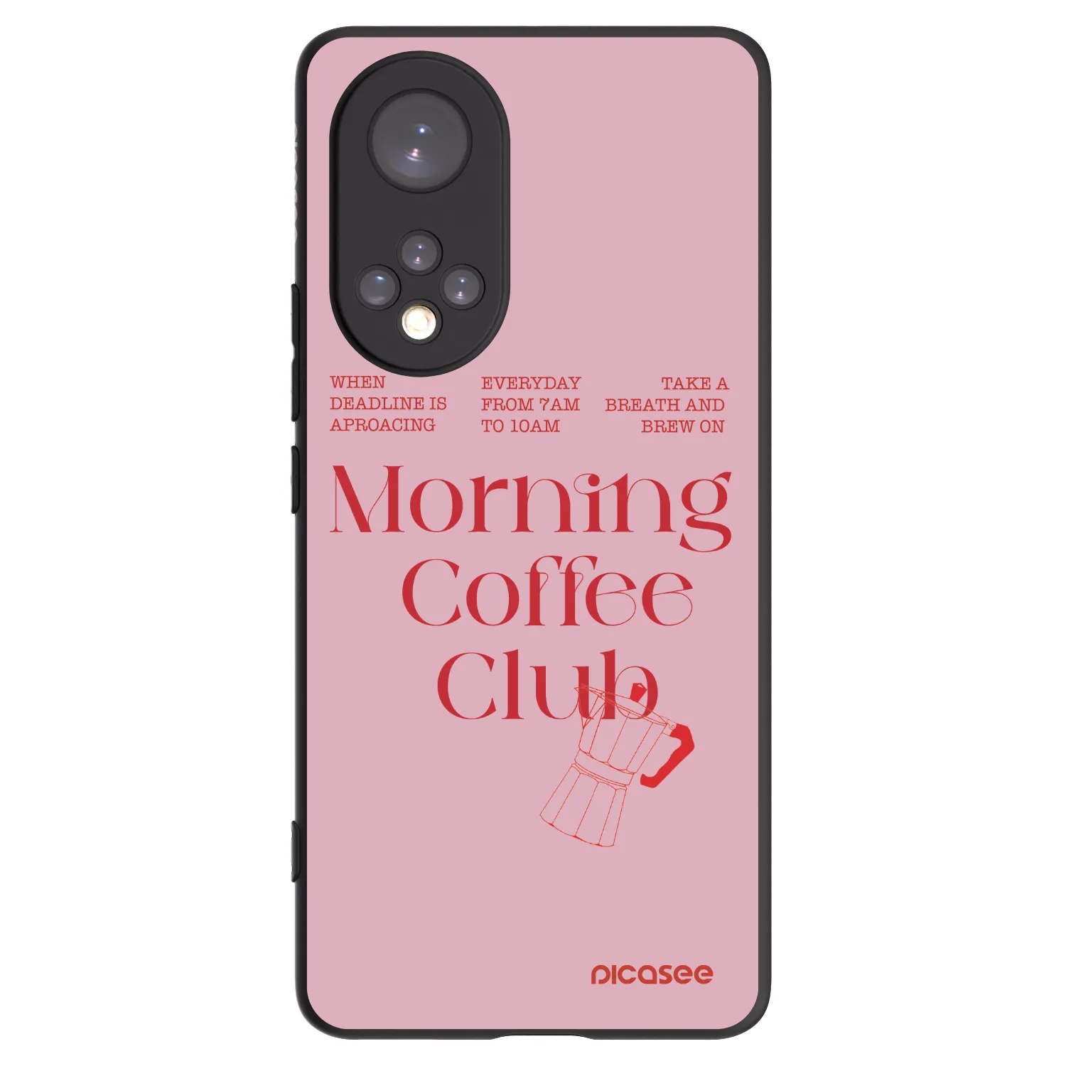 Picasee silikonski črni ovitek za Huawei Nova 9 - Morning