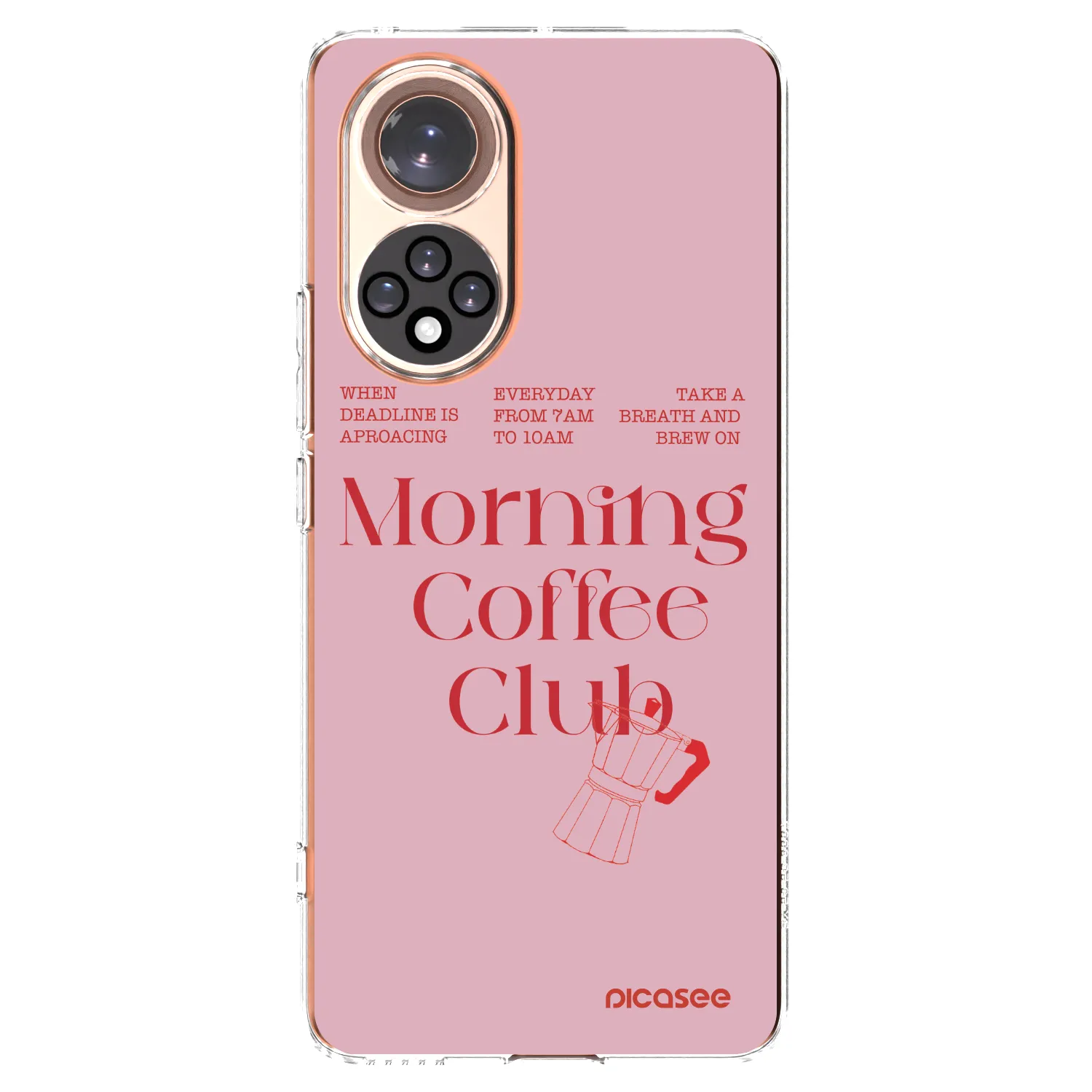 Picasee silikonski prozorni ovitek za Huawei Nova 9 - Morning