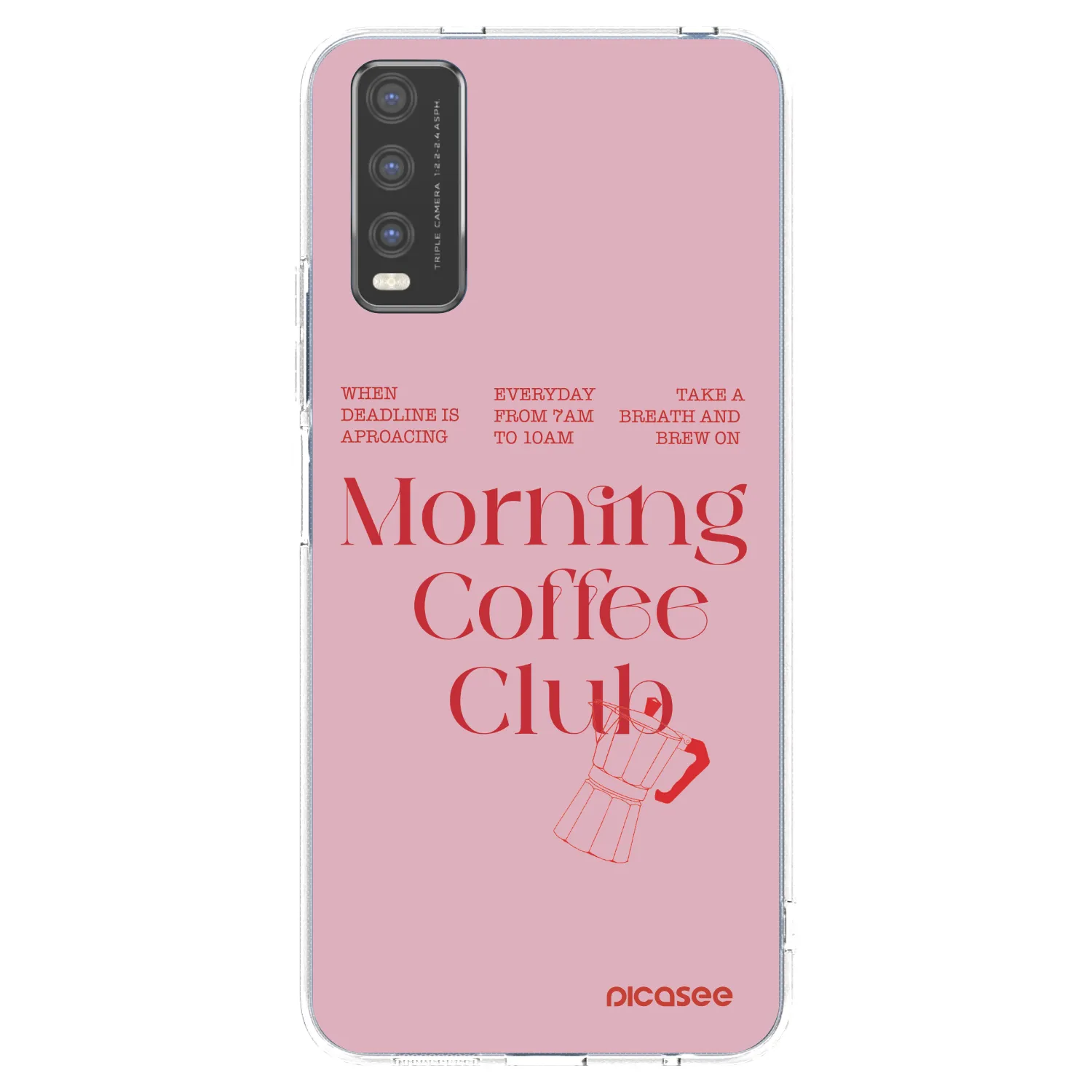 Picasee silikonski prozorni ovitek za Vivo Y20s - Morning