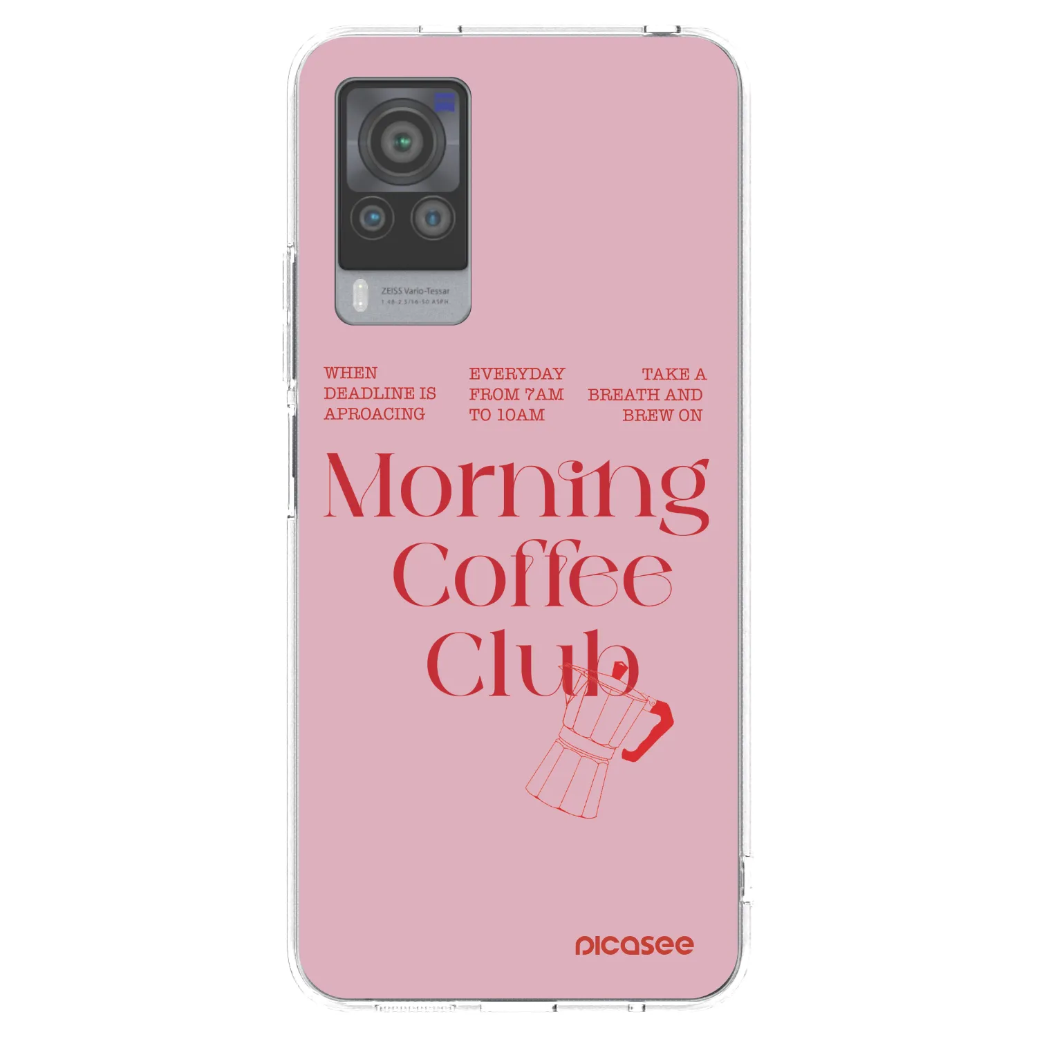 Picasee silikonski prozorni ovitek za Vivo X60 Pro 5G - Morning